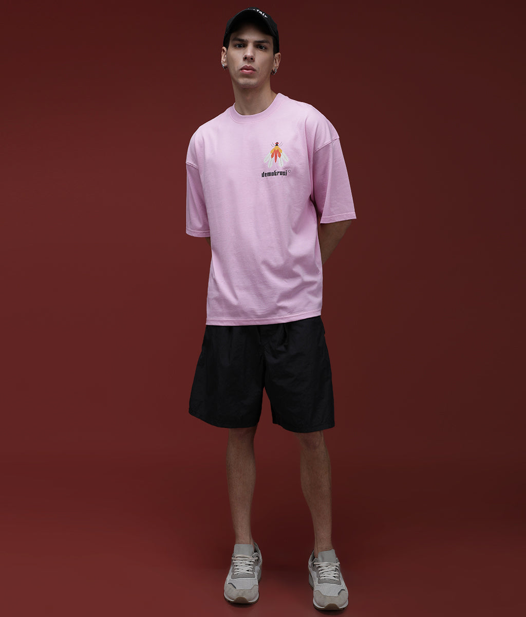 Oversize Insect Pink T-shirt