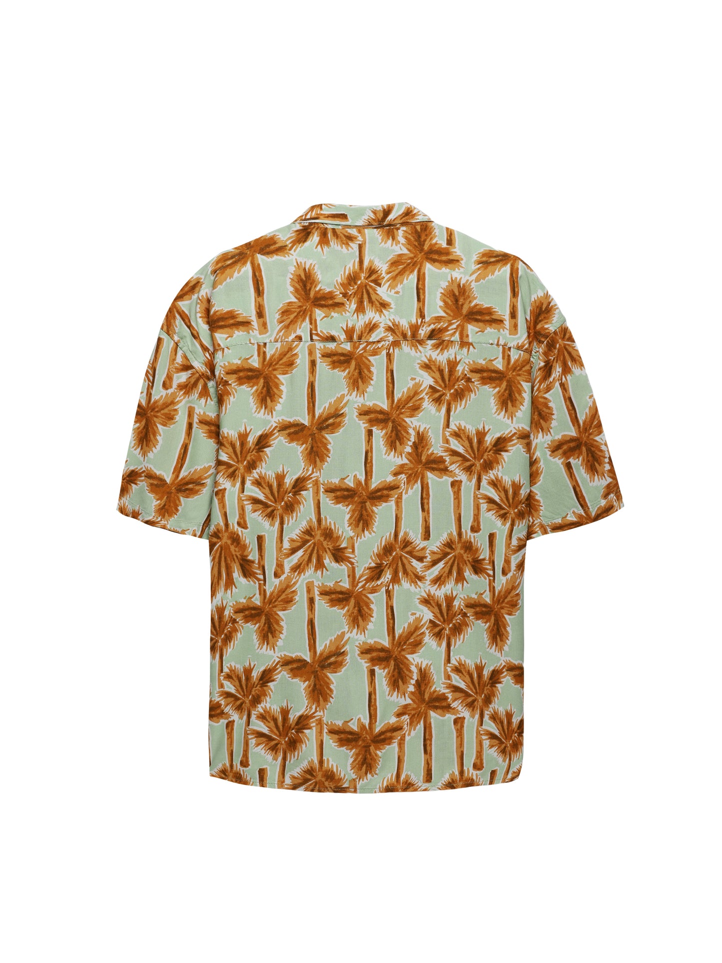 Drop shoulder/Oversized Rayon Graphic Shirt