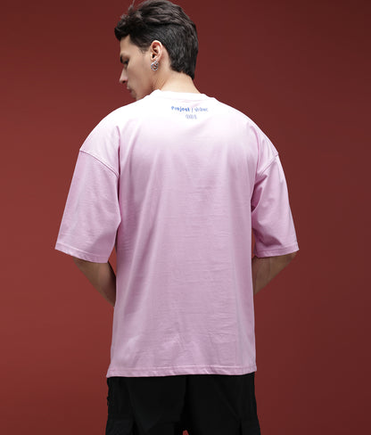 Oversize Hammer Head Shark Pink T-shirt