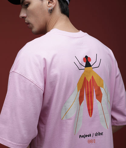 Oversize Insect Pink T-shirt